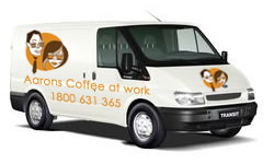 Aarons Coffee At Work Van